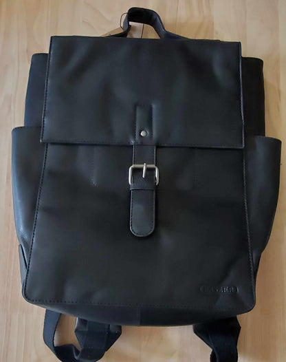 Sac à dos en cuir de vachette noir 20694