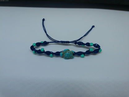 Bracelet tressé tortue